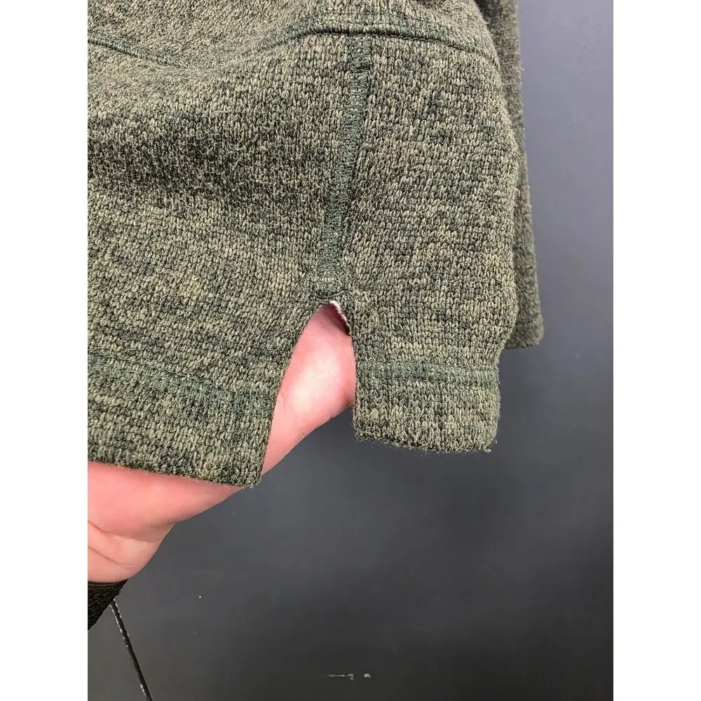 WOOLRICH GREEN 1/4 ZIP PULLOVER XXL 1033